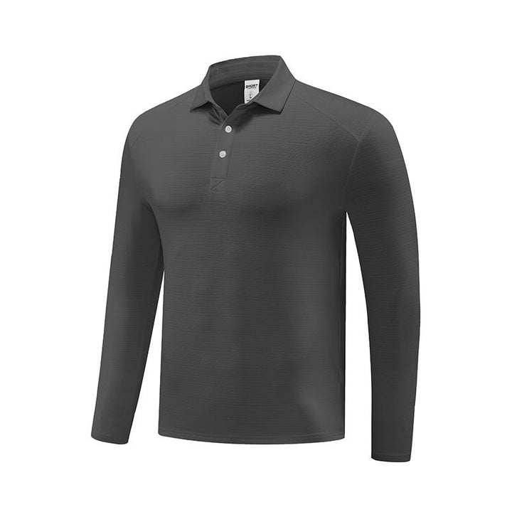 Herren Funktionspoloshirt mit langem Arm und atmungsaktiven Eigenschaften Drune