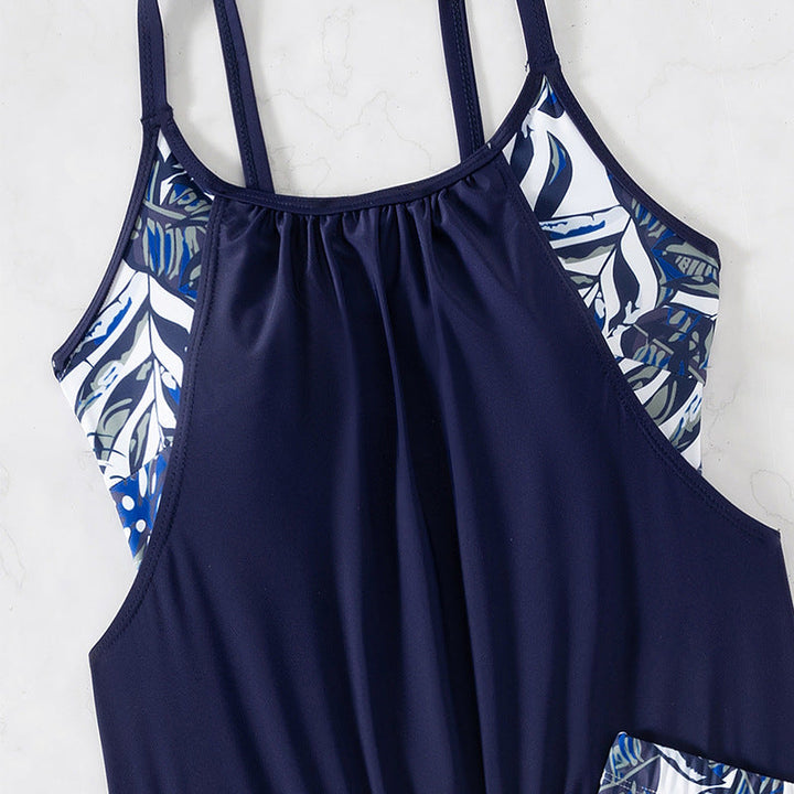 Damen Tankini-Set mit floralem Muster und bequemen Shorts Drune
