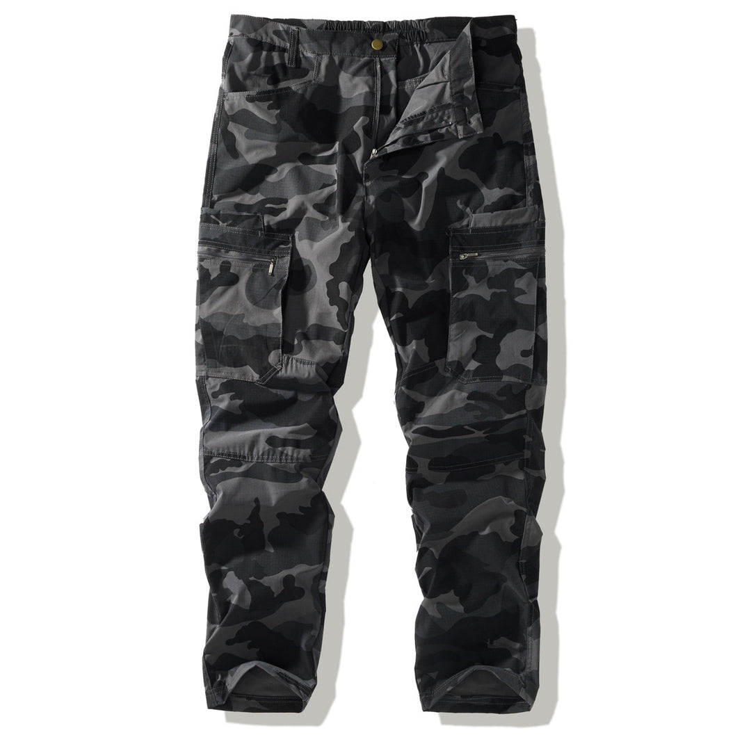 Herren Multifunktionale Cargohose im Camouflage-Design Drune