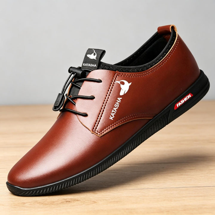 Herren Elegante und stilvolle Leder-Sneaker Drune