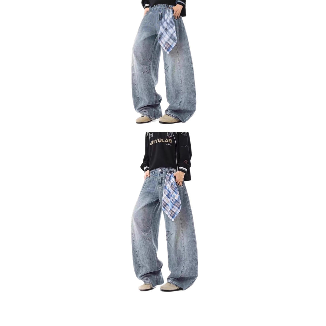 Damen Urbaner Baggy-Jeans Drune