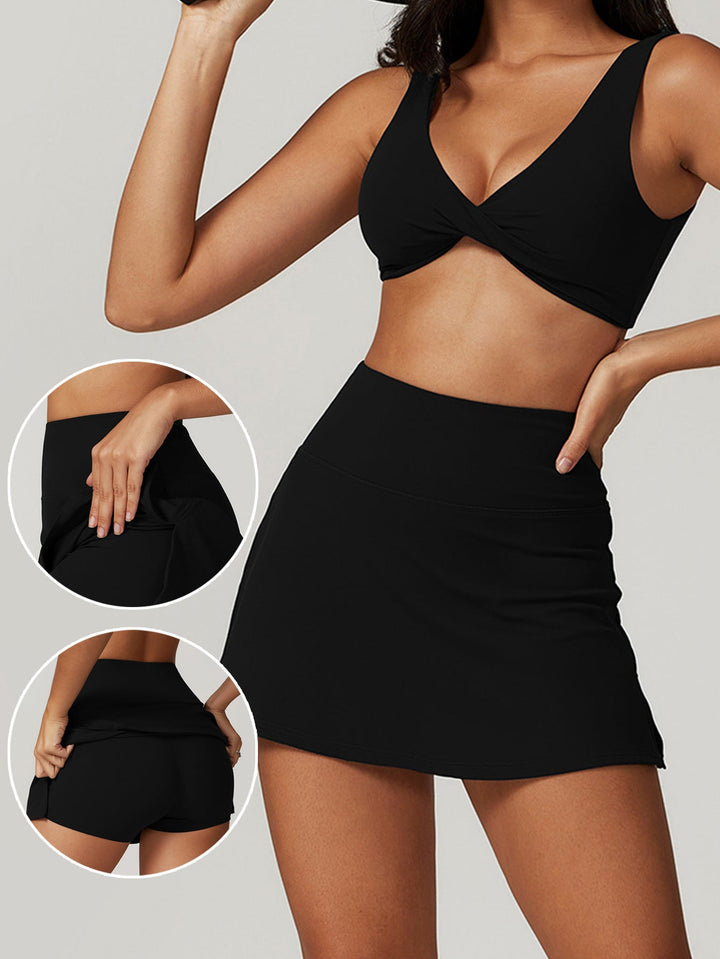 Damen Sportlicher Schwimminnenrock Drune