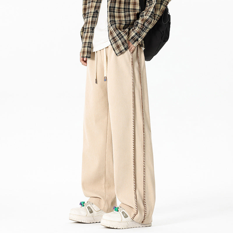 Herren Bequeme Kordhose mit weitem Schnitt
