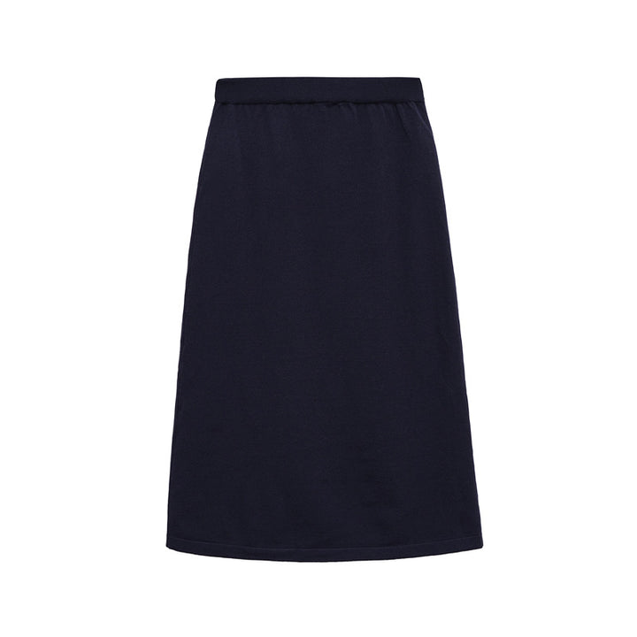 Damen Bequemer Jersey-Rock mit elastischem Bund Drune
