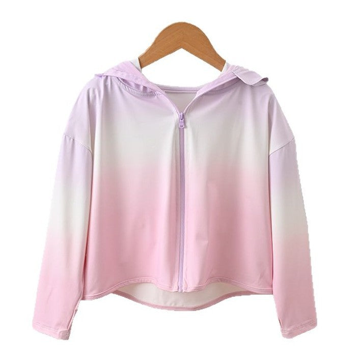 Damen Sportjacke mit Kapuze und Tiermotiv Drune