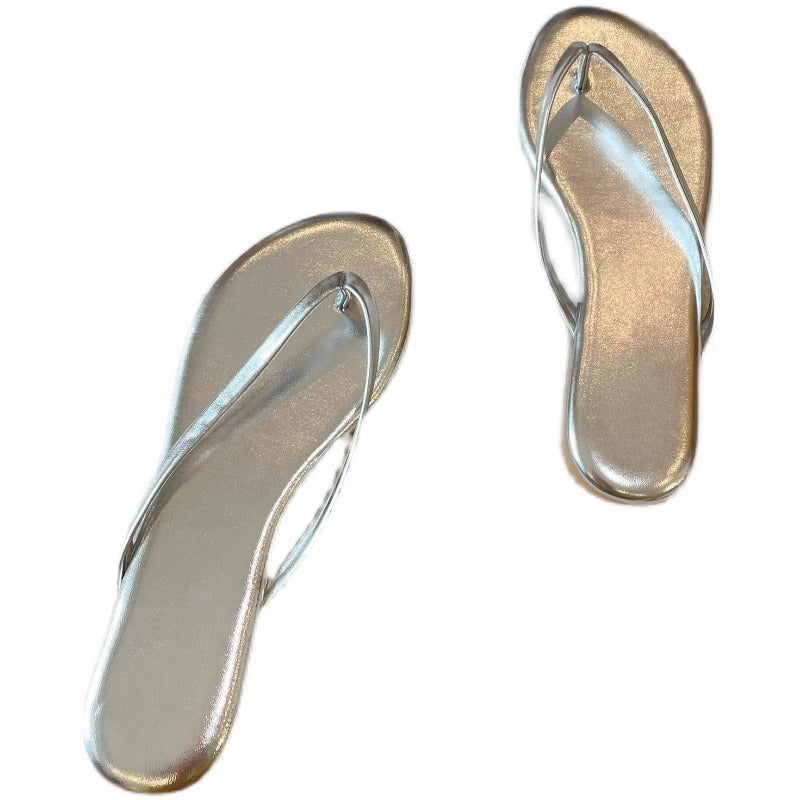 Damen Zehentrenner-Sandalen mit ergonomischem Fußbett und flexiblen Riemen Drune