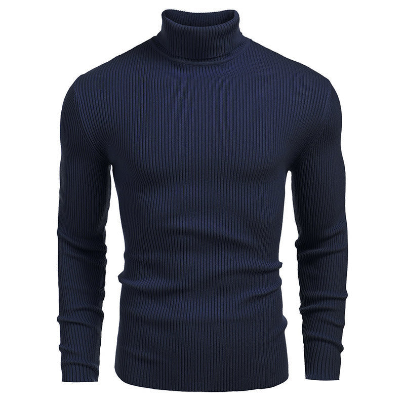 Herren Rollkragenpullover mit strukturiertem Rippenmuster Drune