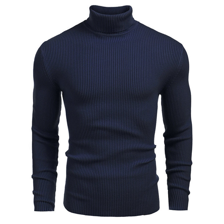 Herren Rollkragenpullover mit strukturiertem Rippenmuster Drune