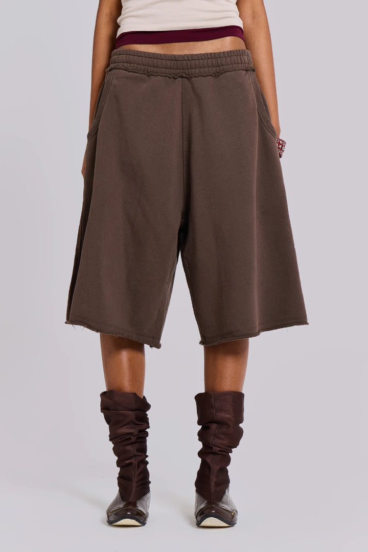 Damen High-Waisted Relaxed Fit Sweatshorts Drune