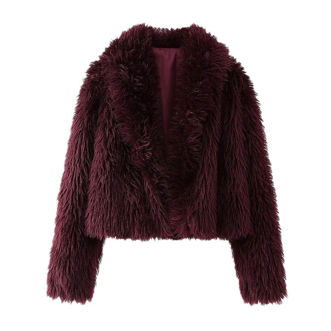 Damen Kuschelige Teddyjacke Drune