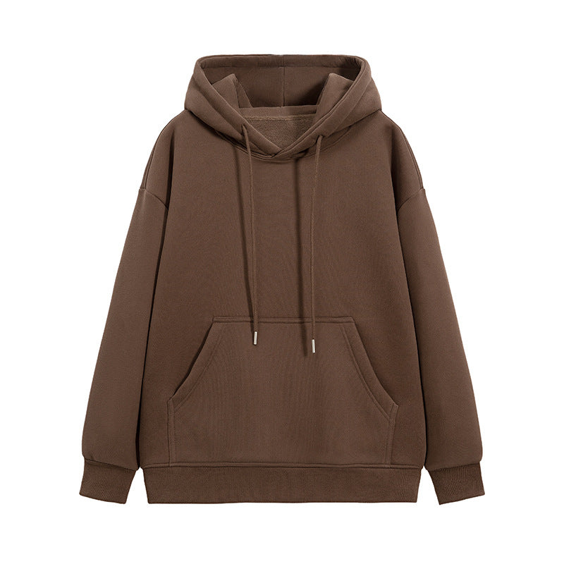 Unisex Oversize Kapuzenpullover mit Kängurutasche und weichem Fleece-Innenfutter Drune