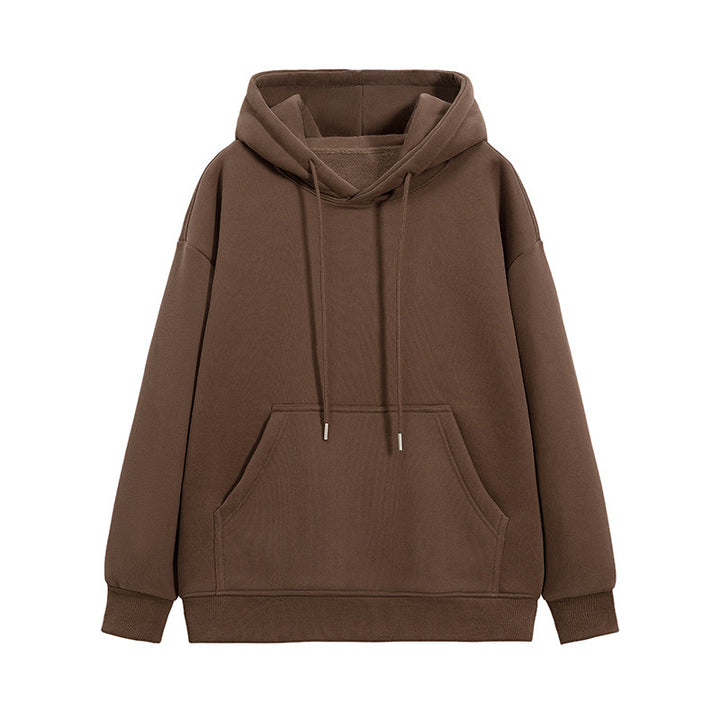 Unisex Oversize Kapuzenpullover mit Kängurutasche und weichem Fleece-Innenfutter Drune