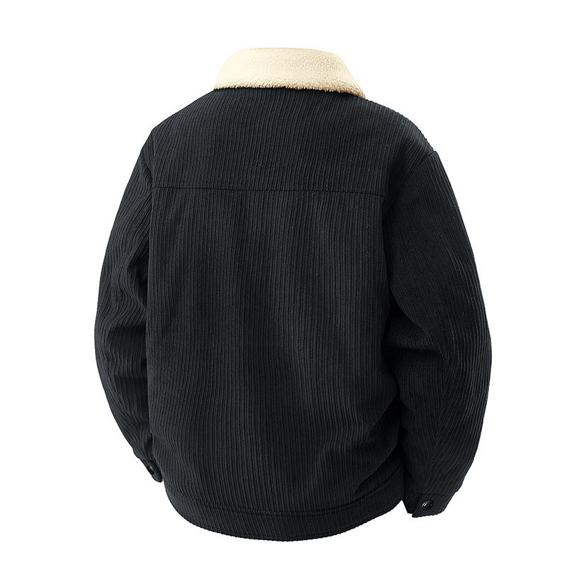 Herren Freizeitjacke mit Teddy-Futter Drune