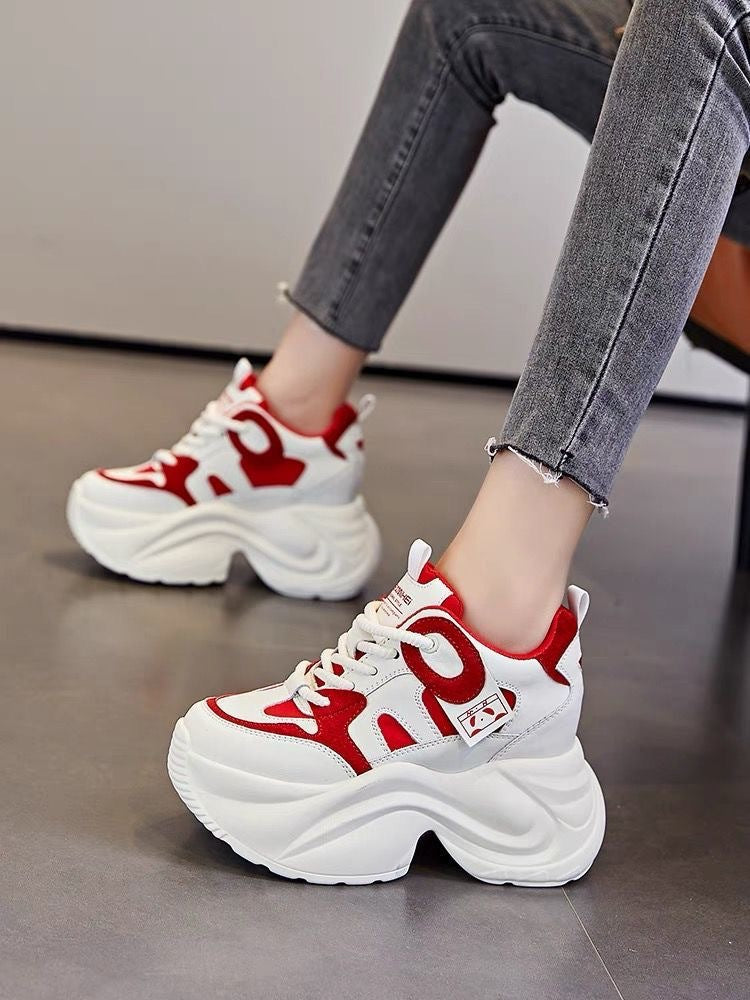 Damen modische Plateau-Sneaker Drune