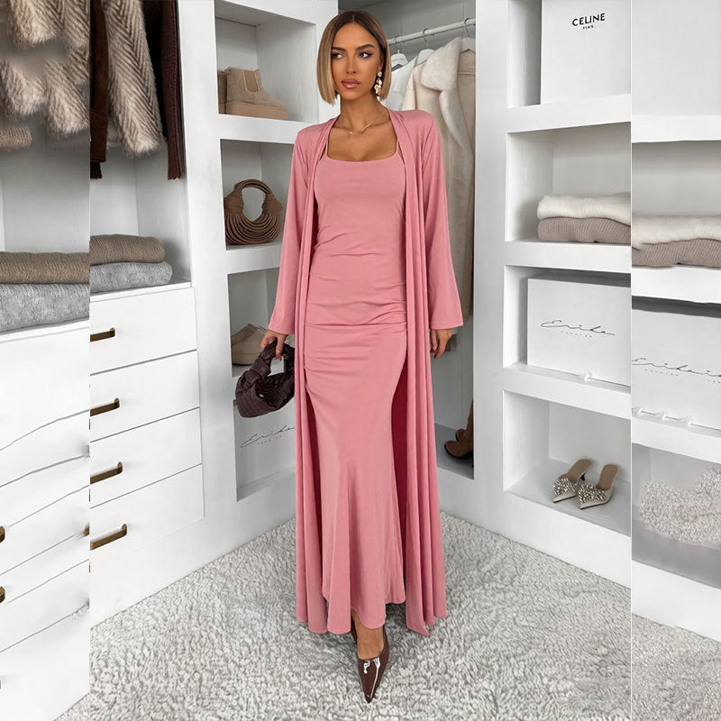 Damen Langes Maxikleid mit umschmeichelndem Schnitt Drune