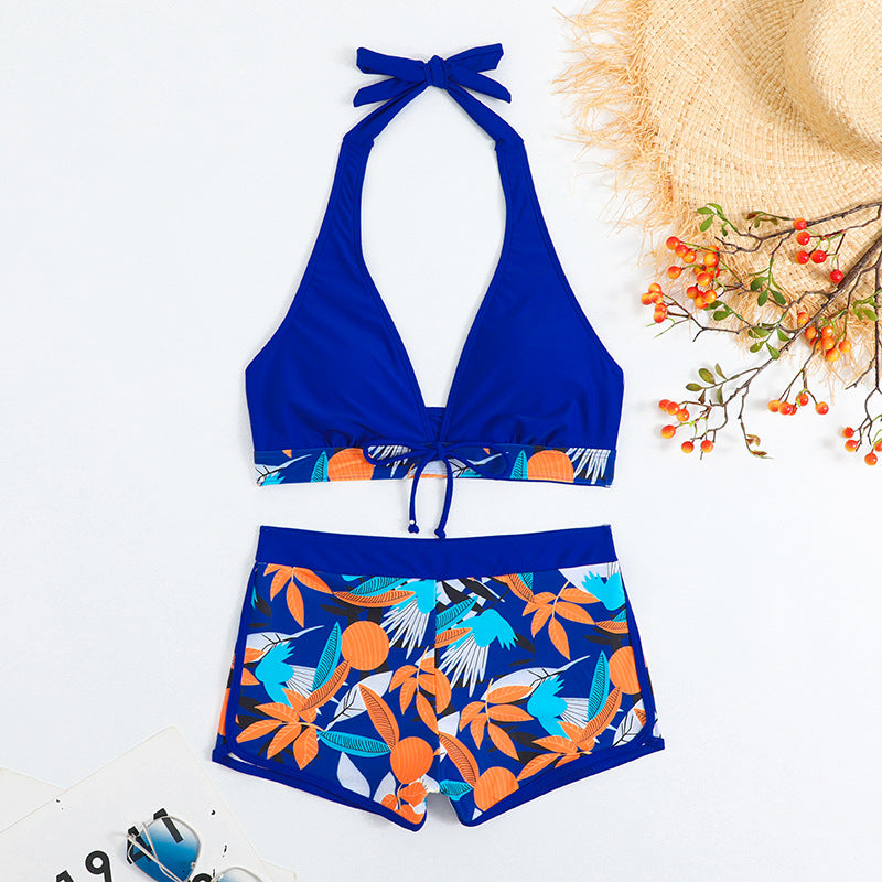Damen Sportliches Bikiniset mit floralem Design Drune