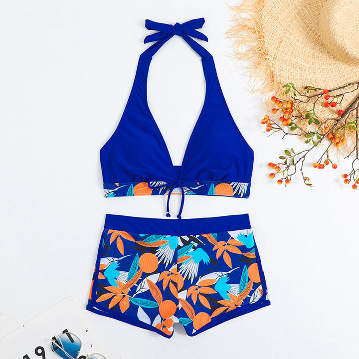 Damen Sportliches Bikiniset mit floralem Design Drune