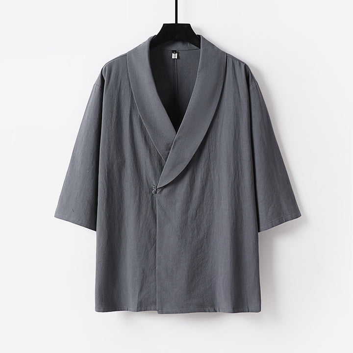 Damen Oversize Kimono-Blazer mit Schalkragen Drune