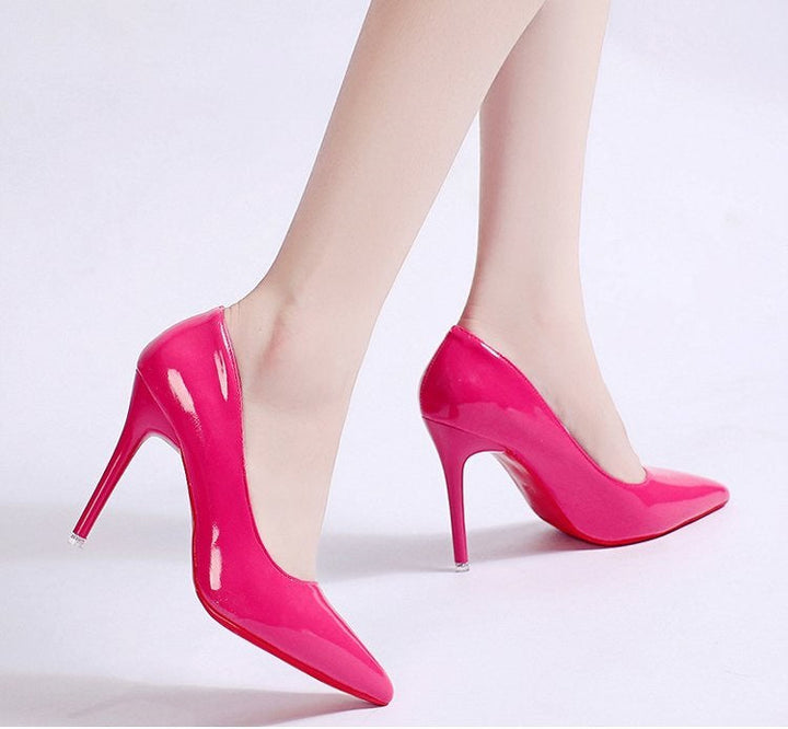 Damen elegante Stiletto-Pumps mit modischer Spitzenform Drune