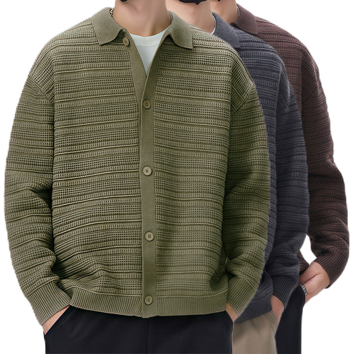 Herren Modische Strickjacke Drune