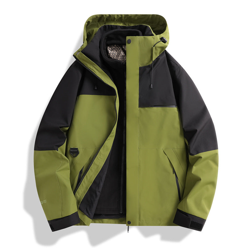 Herren Urban-Softshelljacke mit abgedichteten Nähten, verstellbarer Kapuze und minimalistischen Taschen Drune