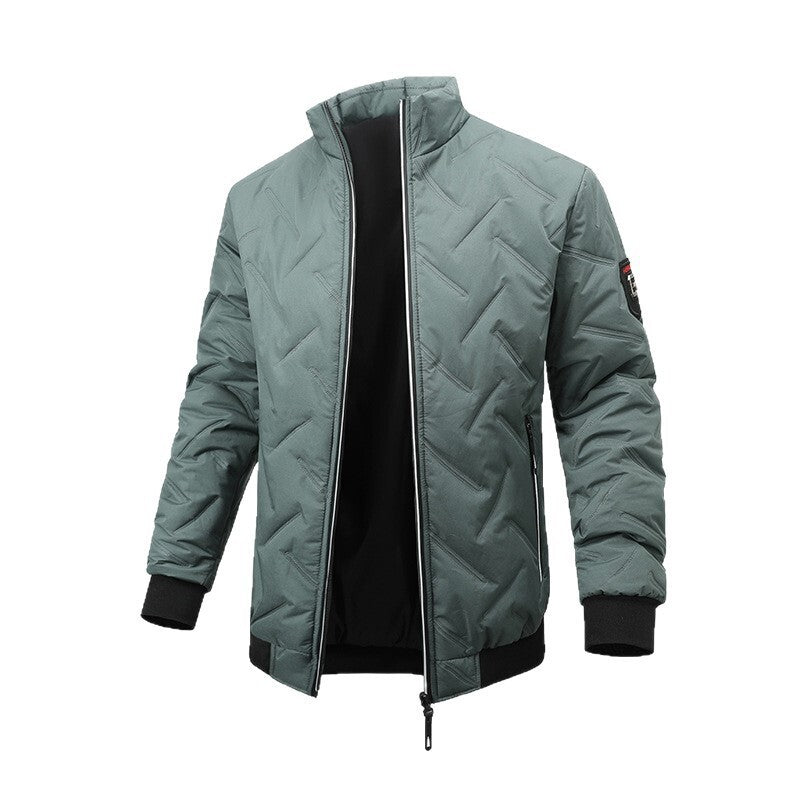 Herren Leichte Steppjacke mit hohem Kragen und praktischem Reißverschluss Drune