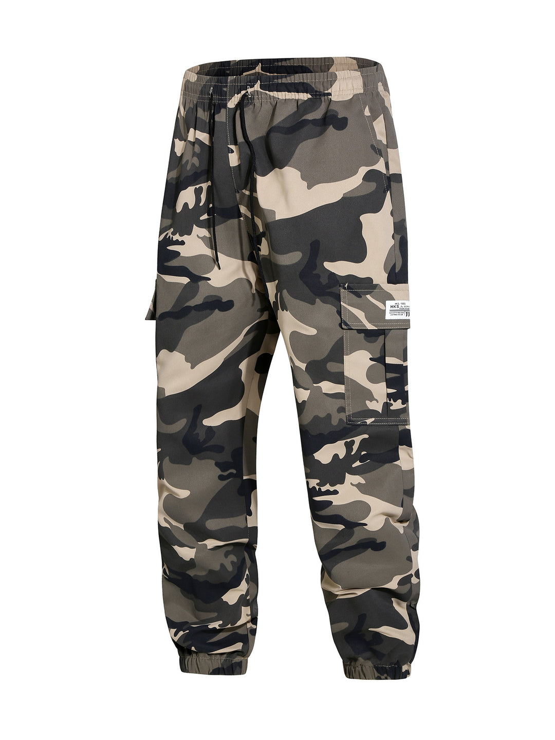 Herren Moderne Cargohose im Camouflage-Design Drune