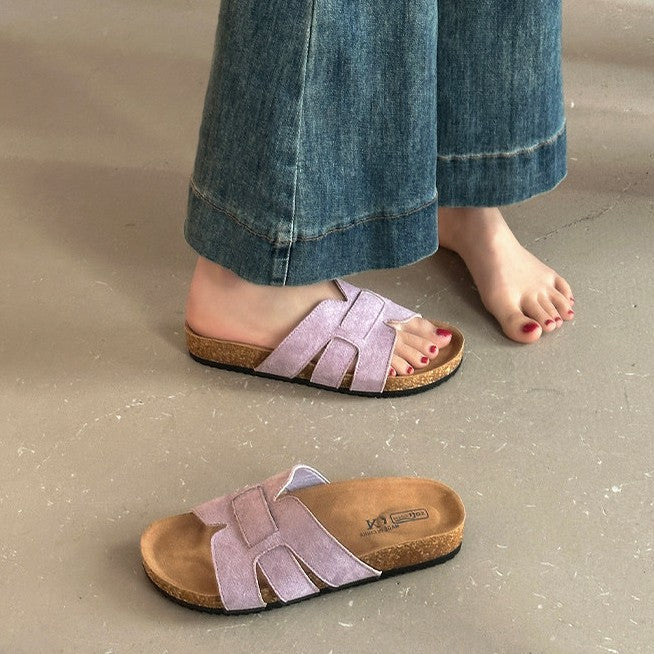 Damen Clogs mit geflochtenem Design und anatomisch geformtem Fußbett Drune