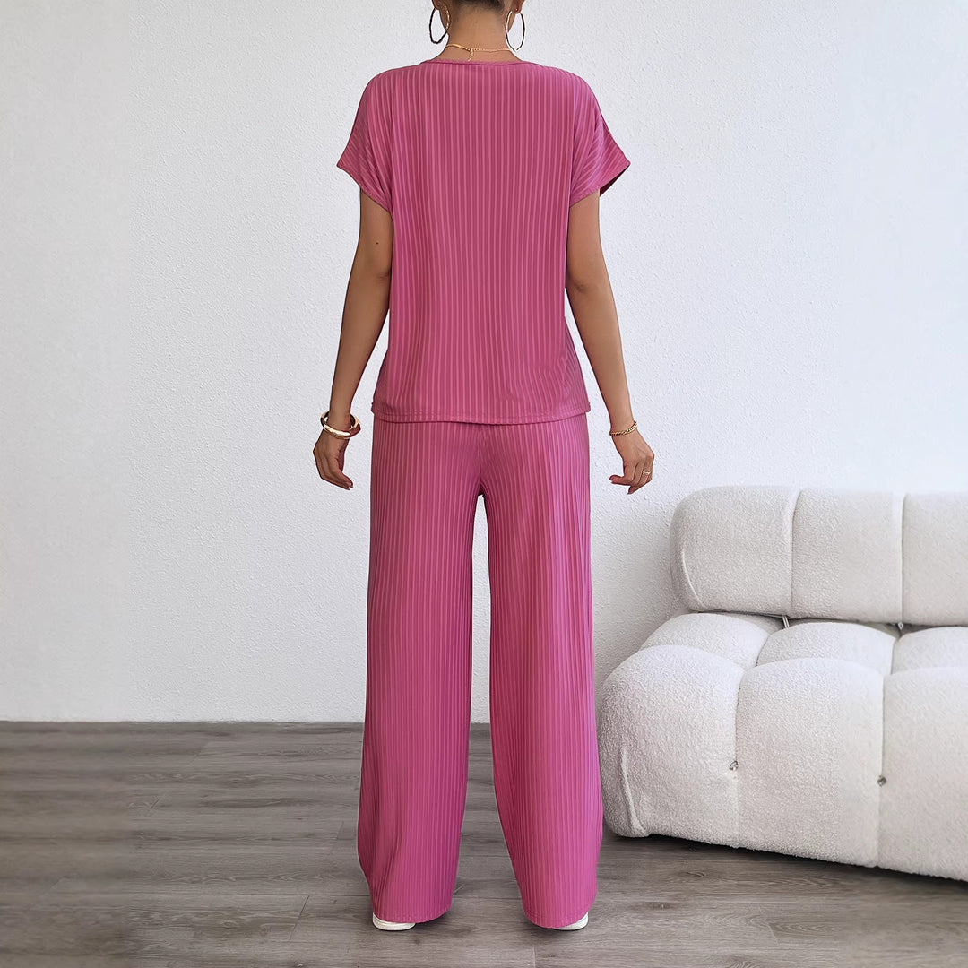 Damen komfortables Lounge-Set mit eleganten Stretch-Details Drune