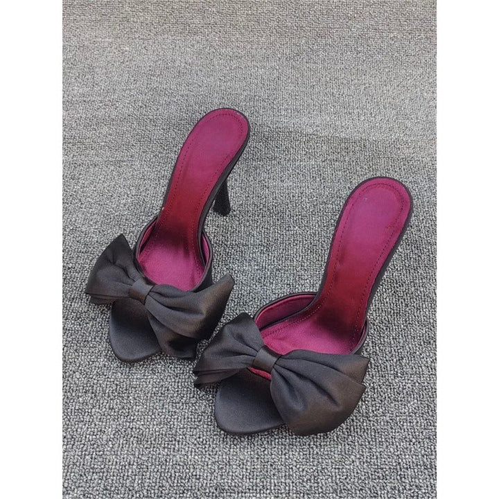 Damen High Heel Sandalen mit kunstvollem Schleifendesign Drune