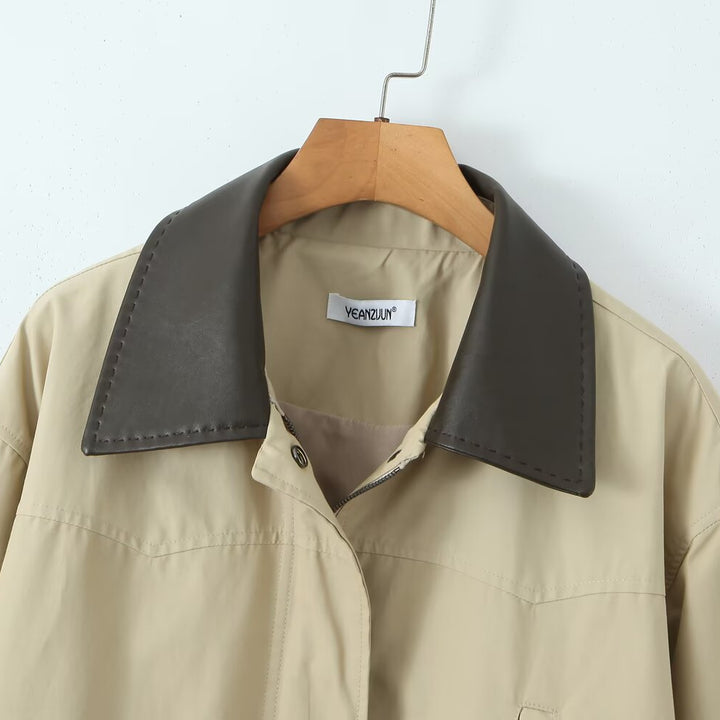 Damen Übergangsjacke mit praktischem Kordelzug Drune