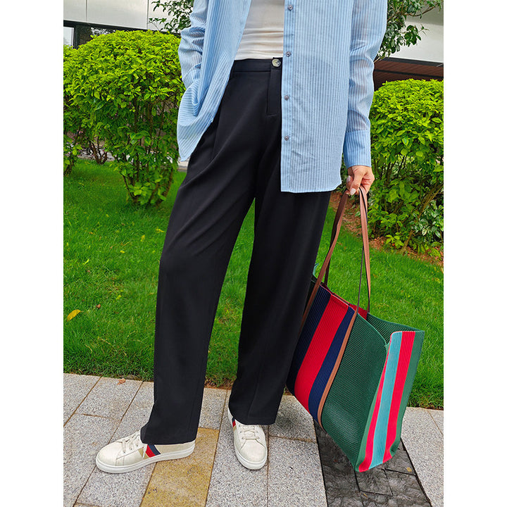 Damen Elegante und bequeme Stoffhosen Drune