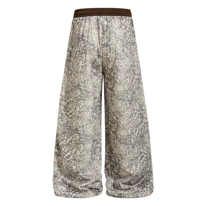 Damen Weite Palazzo-Loungehose mit Tunnelzugbund und elastischem Komfortbund Drune