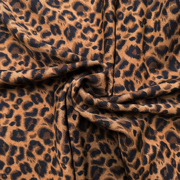 Damen Oversized Hemdbluse im Leo-Muster Drune