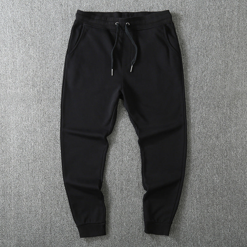Herren Slim-Fit Fleece-Jogginghose mit elastischem Bund, Kordelzug und gekämmter Innenseite Drune