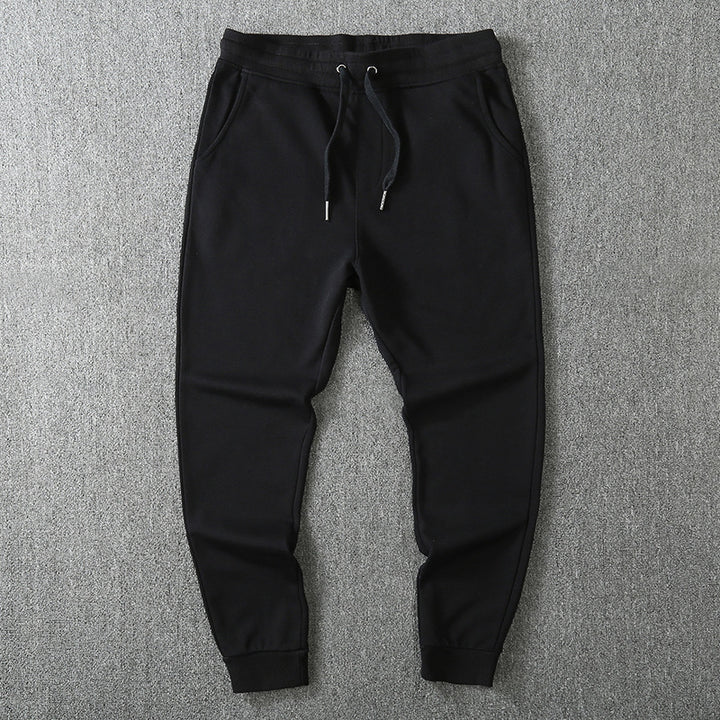Herren Slim-Fit Fleece-Jogginghose mit elastischem Bund, Kordelzug und gekämmter Innenseite Drune