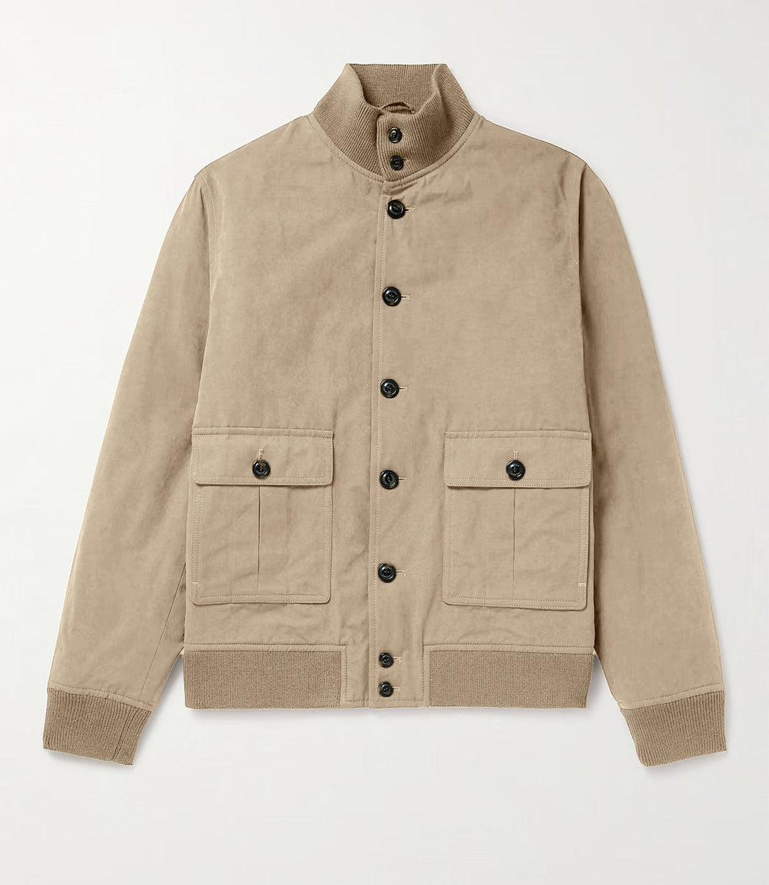 Herren modische Wildlederjacke mit strukturiertem Design Drune