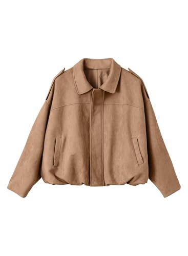 Damen Modische und luftige Oversized Jacke