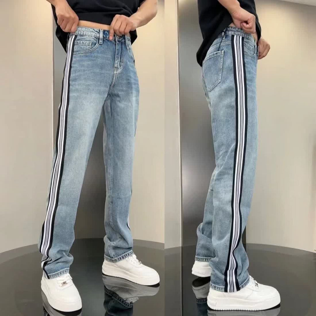 Herren Jeans mit seitlichen Streifen Drune