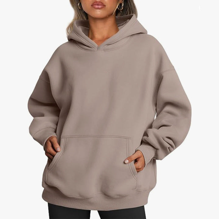 Damen bequemer Kapuzenpullover Drune