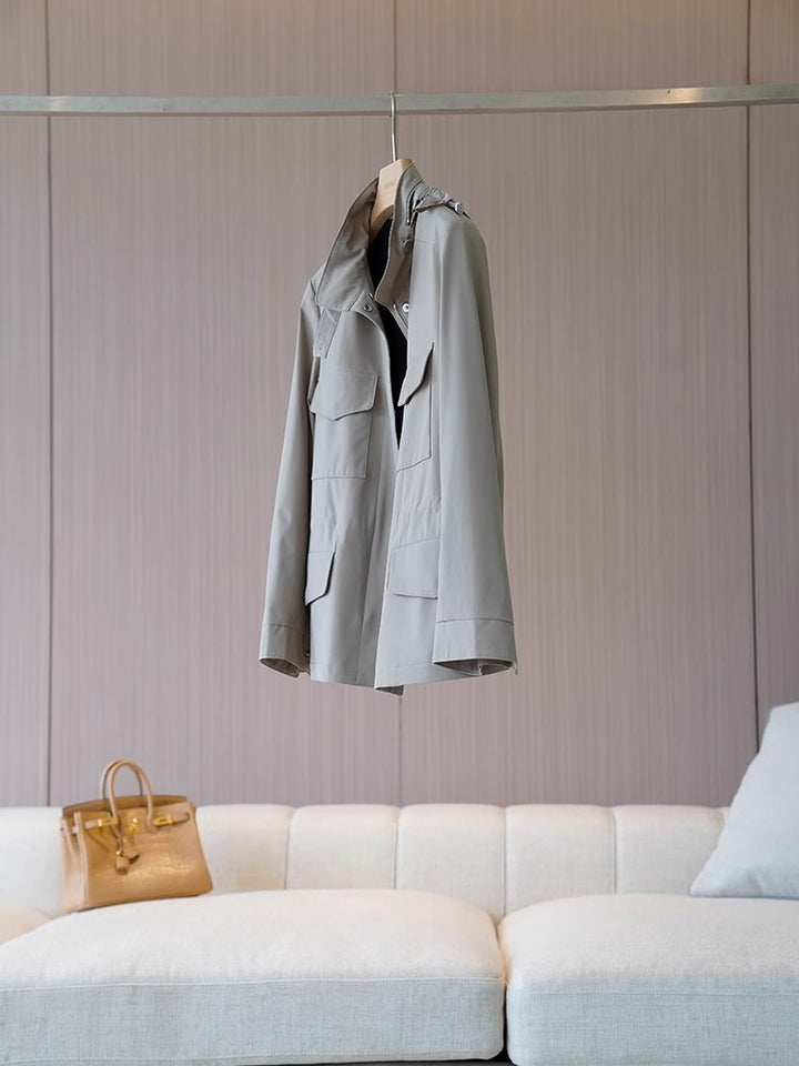 Damen Stylische Übergangsjacke mit praktischen Taschen Drune
