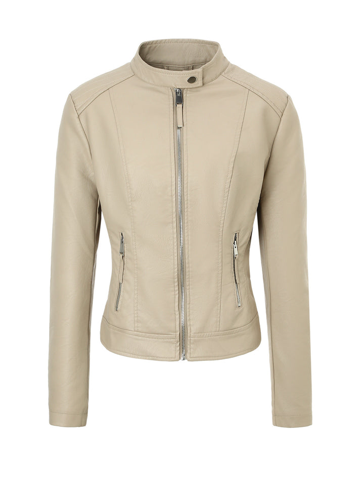 Damen Moderne Lackjacke Drune