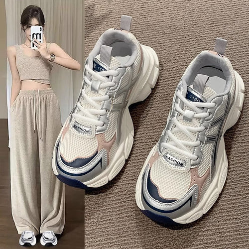 Damen Sportliche Lifestyle-Sneaker mit atmungsaktivem Obermaterial Drune