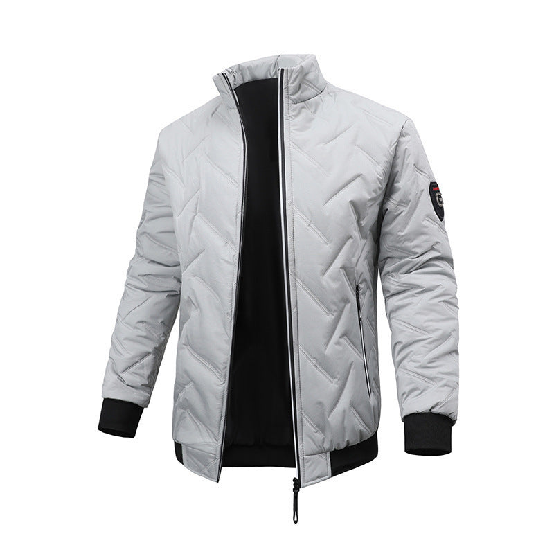 Herren Leichte Steppjacke mit hohem Kragen und praktischem Reißverschluss Drune