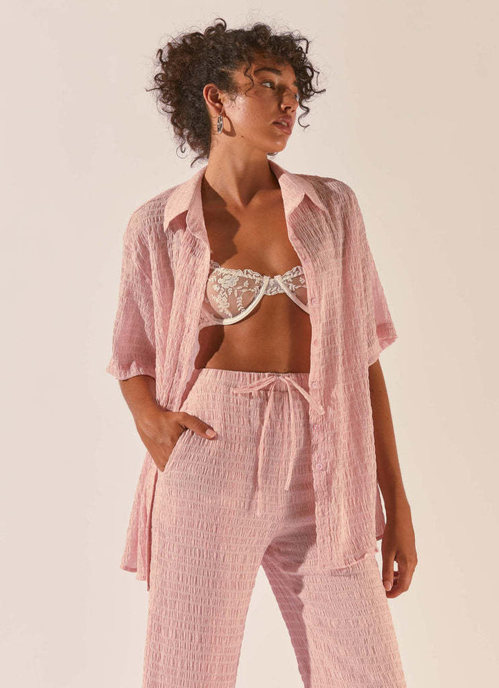 Damen luftiges und elegantes Zweiteiler-Set Drune