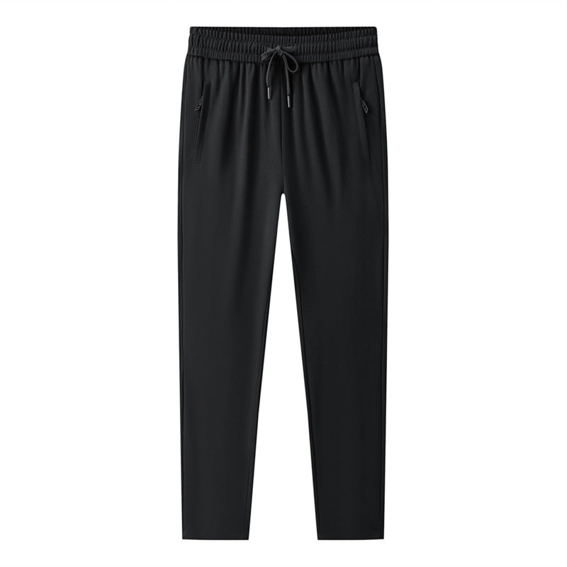 Herren Atmungsaktive Tech‑Jogginghose mit elastischem Bund, Kordelzug & schlanker Tapered‑Silhouette Drune
