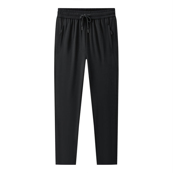 Herren Atmungsaktive Tech‑Jogginghose mit elastischem Bund, Kordelzug & schlanker Tapered‑Silhouette Drune
