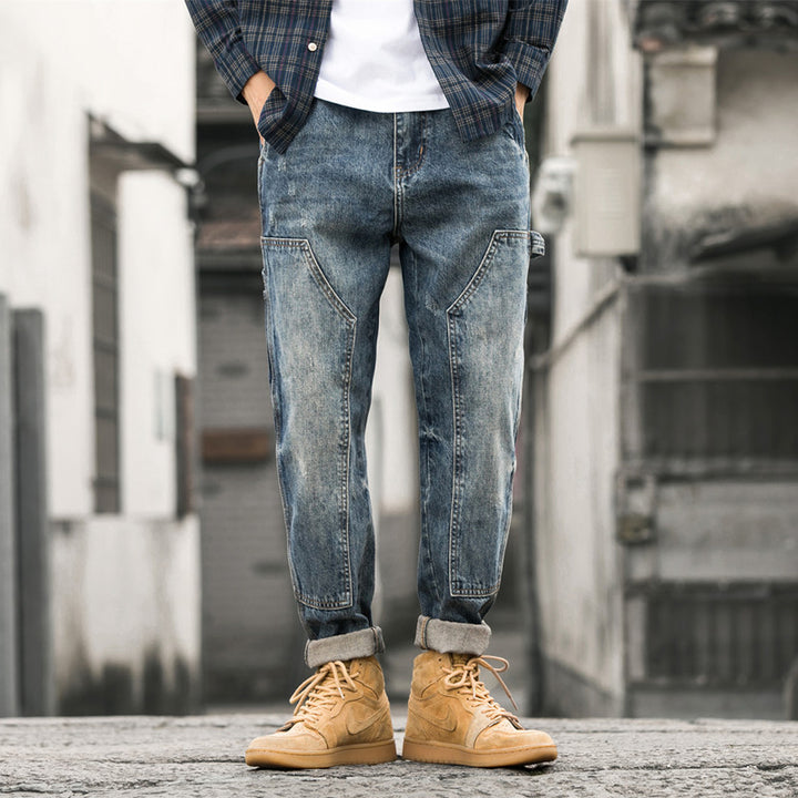 Herren Lässige Baggy Jeans Drune