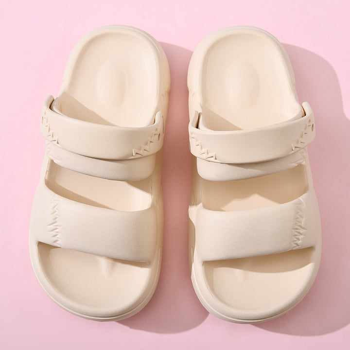 Femme verstellbare Riemchensandalen mit gepolsterten Riemen Drune