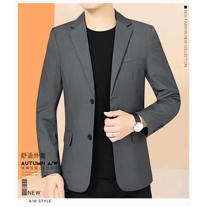Herren Glencheck-Sakko Slim Fit aus Wollmischung mit dezentem Overcheck Drune